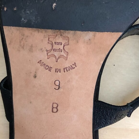 Isaac Mizrani Square Toe Strappy Heels - Picture 10 of 11